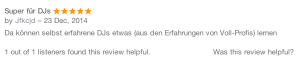 DJKanzel iTunes Rezension